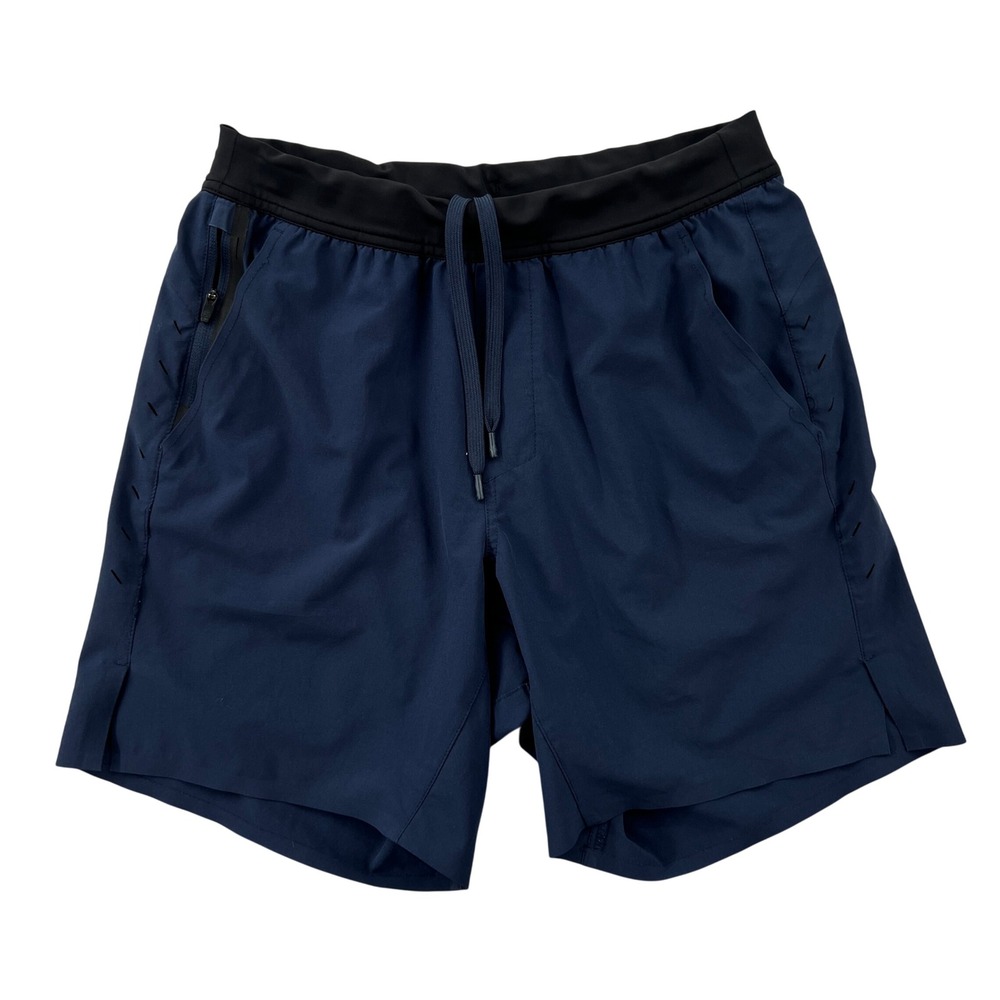 Ten Thousand Interval Shorts Men Small Navy Blue Training Gym Crossfit TTSH002V2